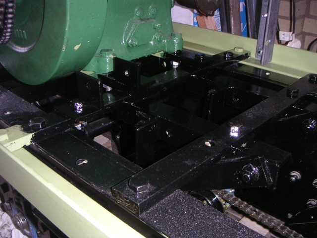 Jackshaft brackets in frames